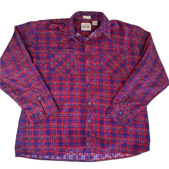 Vintage Saucatuck Dry Goods Co. LTD Flannel - Picture 1 of 5